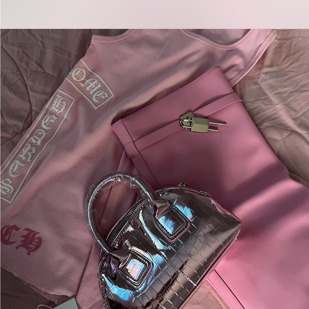 Chrome Hearts Pink Cotton Top